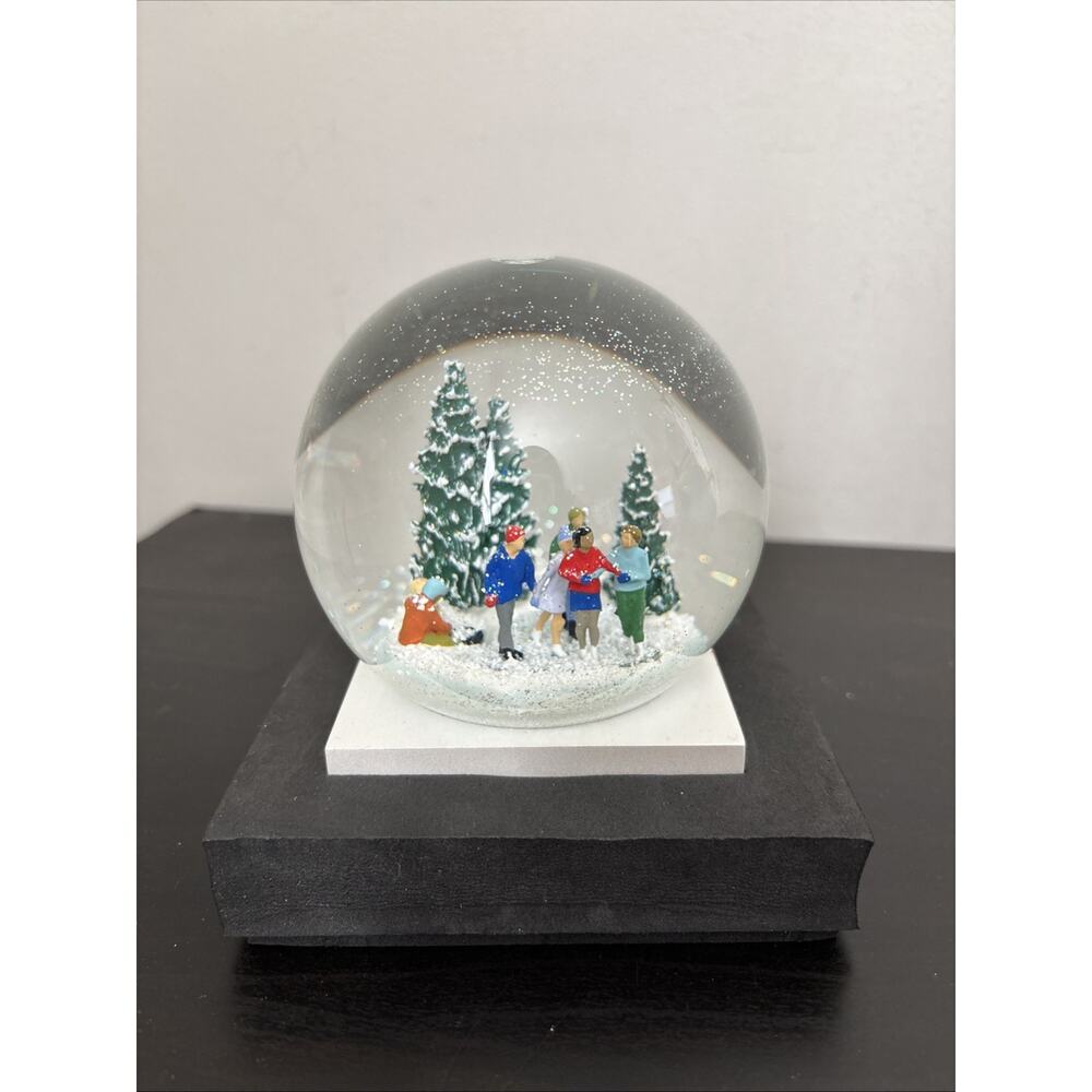 CoolSnowGlobes Ice Skaters Snow Globe Holidays Christmas Snow Globe Winter